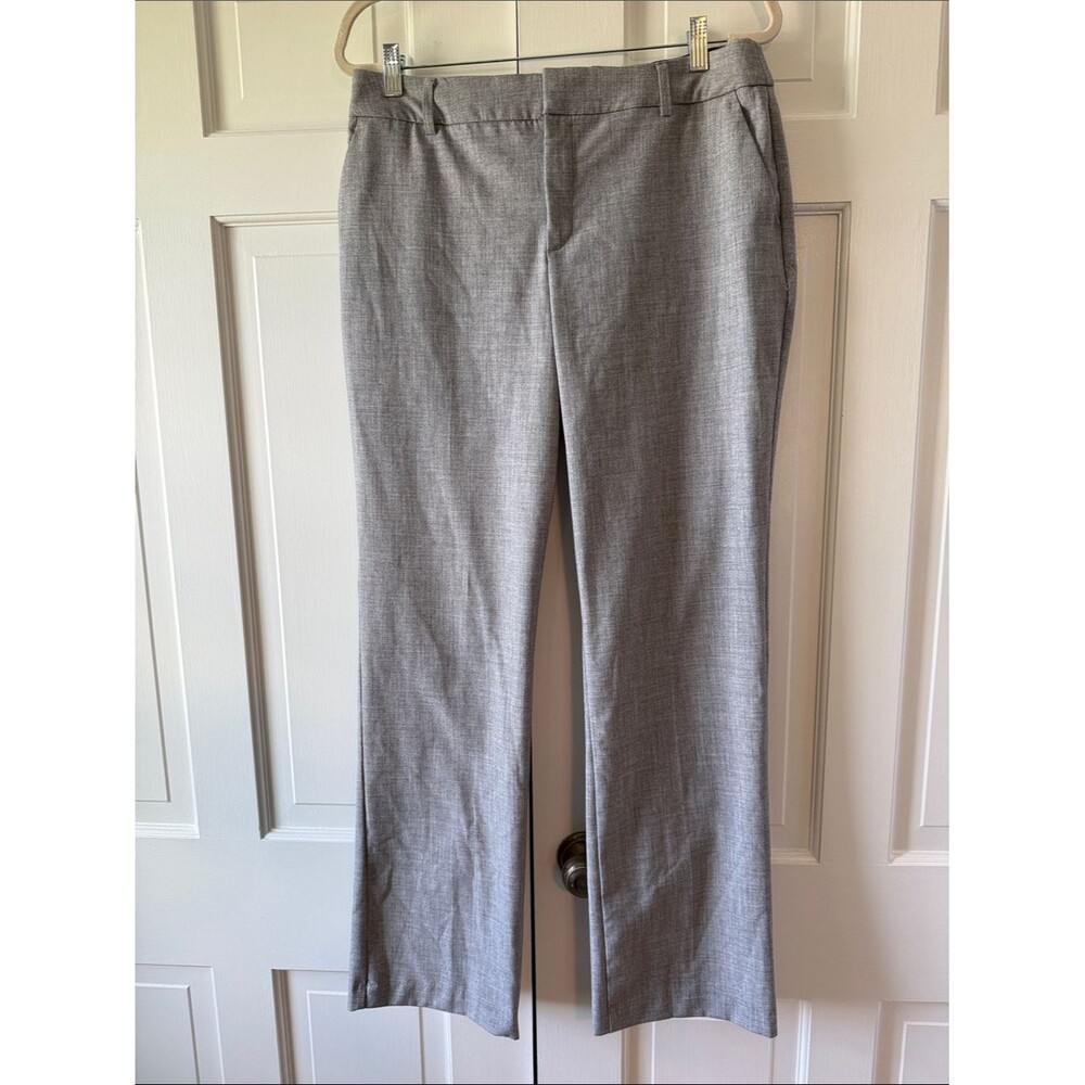 Nine West Women’s Barely Bootcut Heathered Gray Dress Pants Size 12 Classic